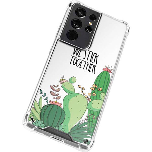 We Stick Together Galaxy S21 Ultra 5G Clear Case